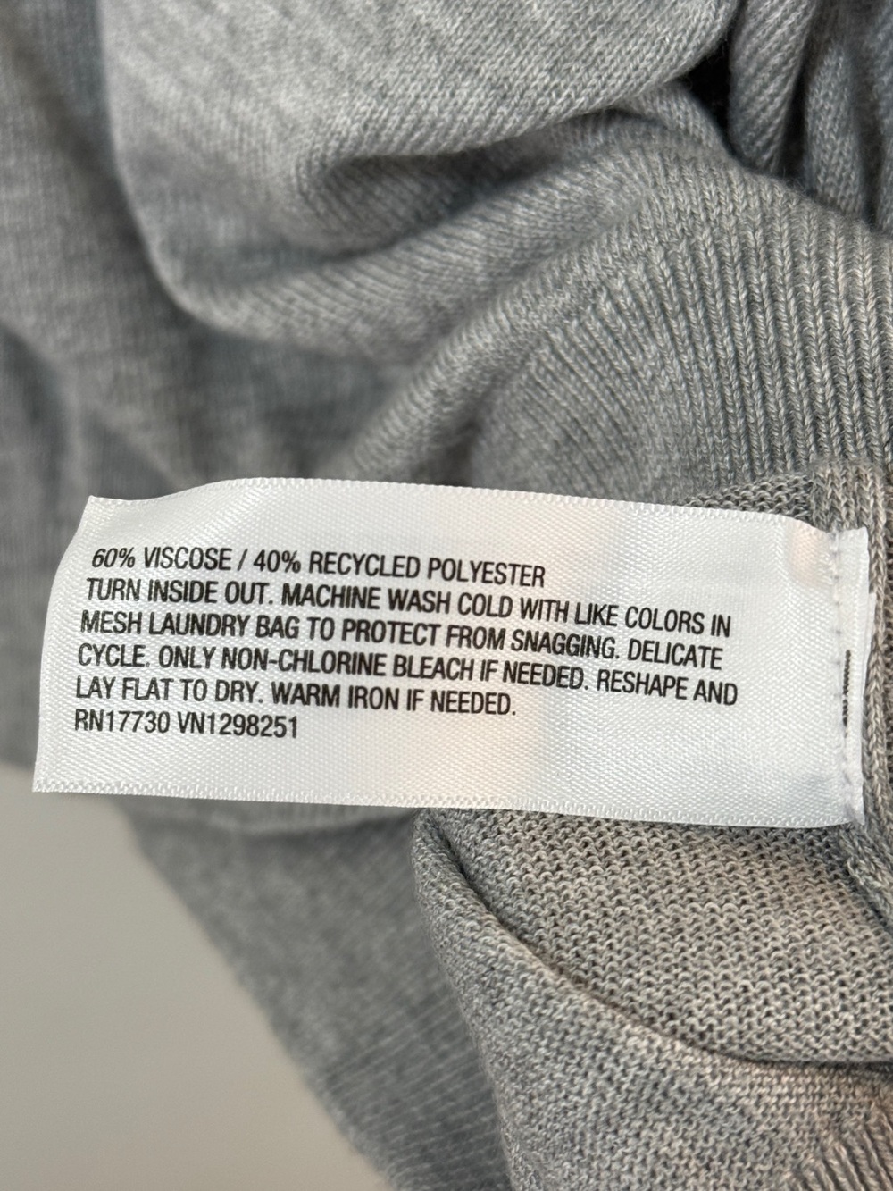 a new day Heather Gray Sweater Large - Picture 6 of 7